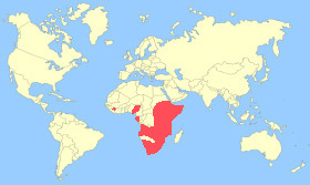 African Black Duck Map