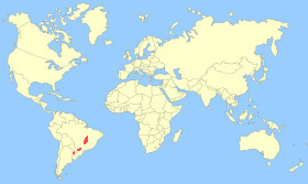 Brazilian Merganser Map