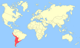 Chilean Flamingo Map