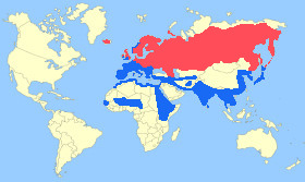 Eurasian Teal Map