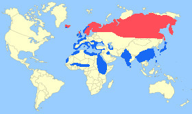 Eurasian Wigeon Map